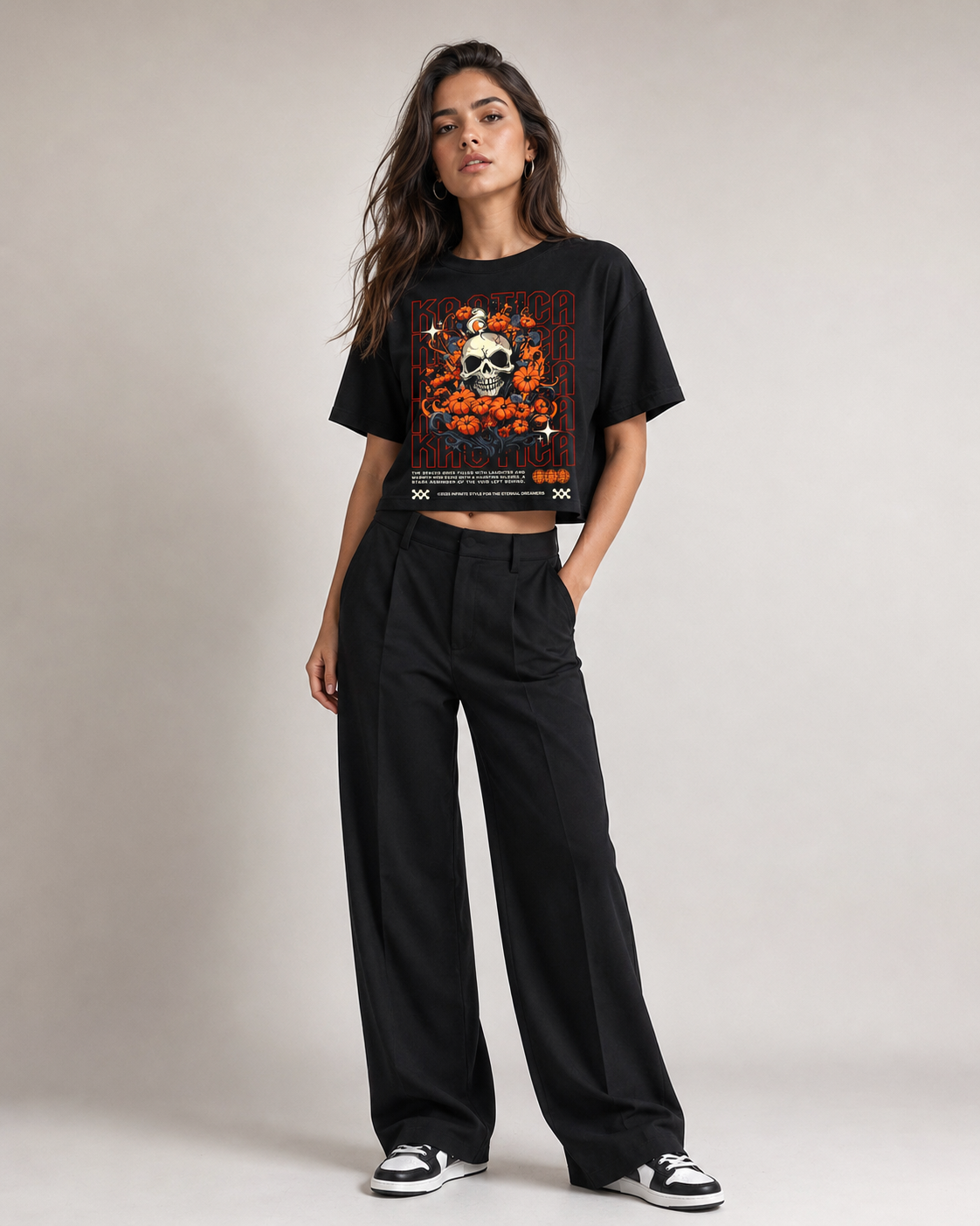 Camiseta Corta Via Infinite Kaotica Mujer