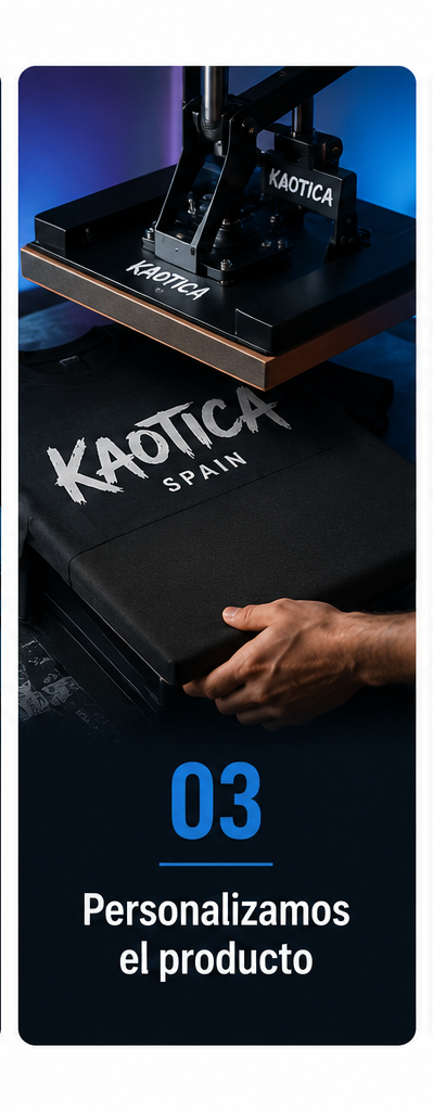 Personalizamos el producto