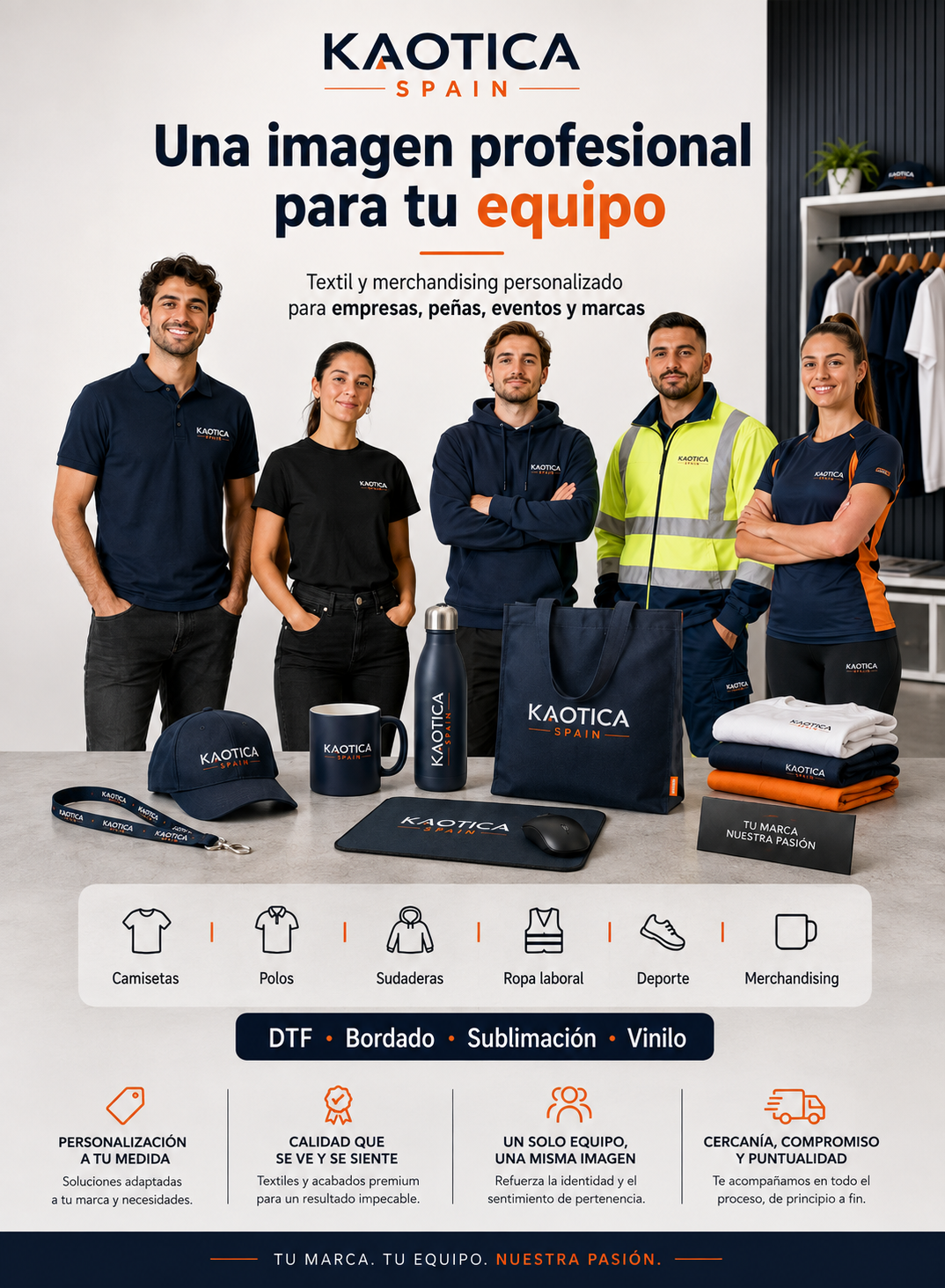 Textil personalizado para empresas